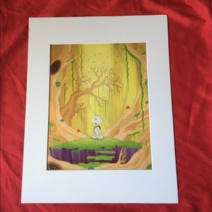 Bone comic Art matted Pop magical forest valley